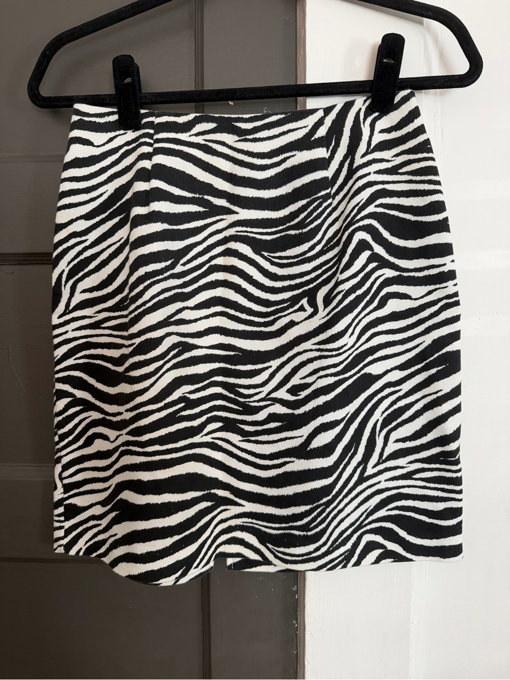 Vintage David Paul New York Zebra Skirt
